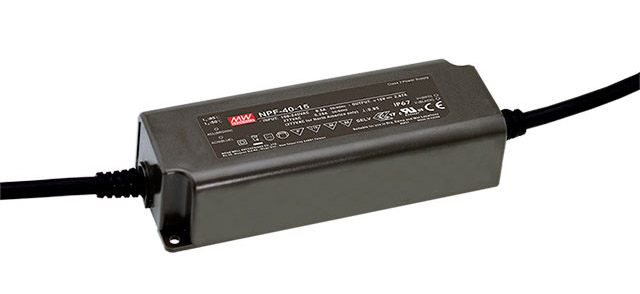 Part number NPF-40-30 Product Type LED AC/DC Driver from Manufacturer MEAN WELL USA 