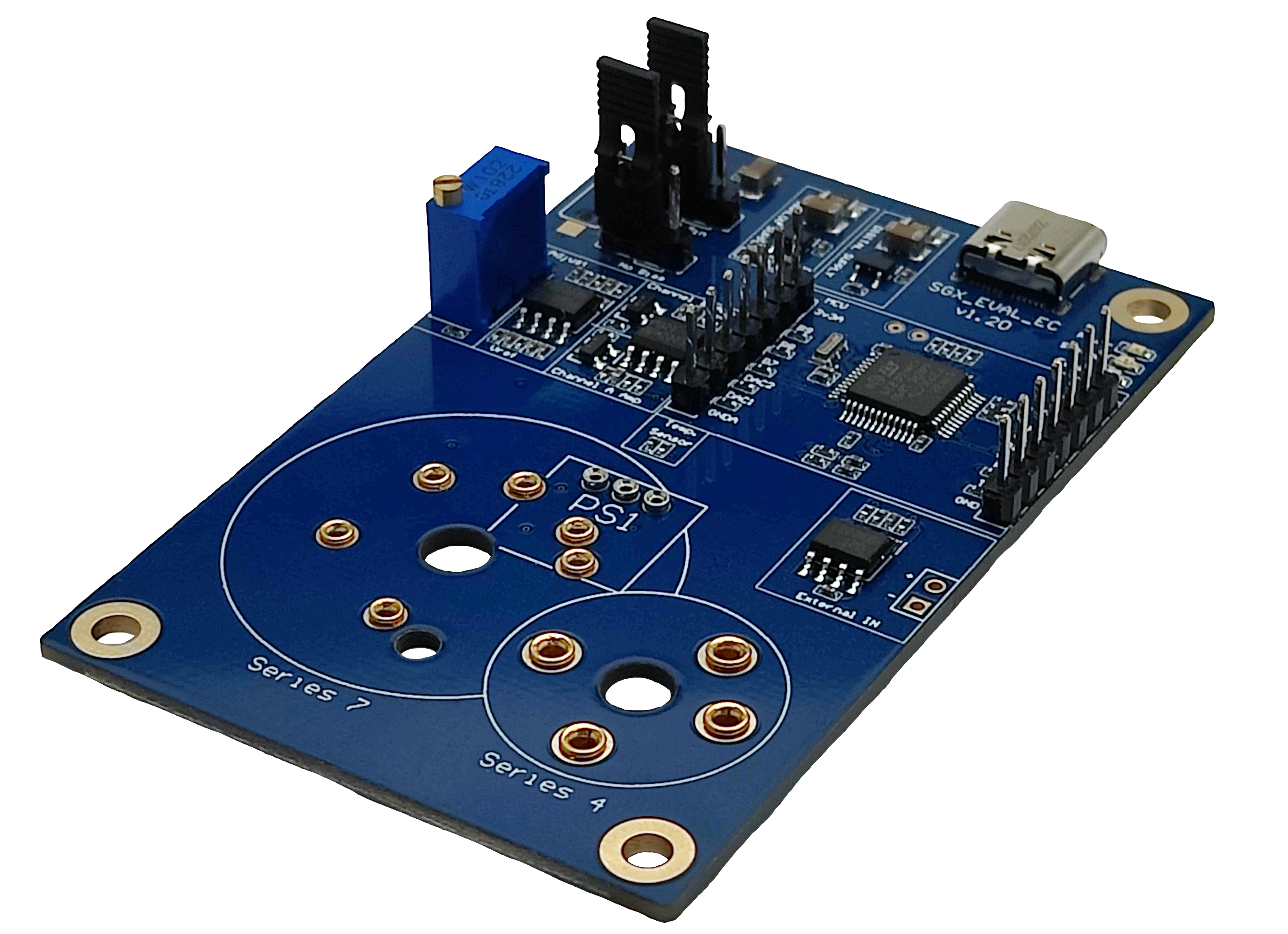 Part number SGX_EVAL_EC Product Type Sensor Evaluation Board from Manufacturer SGX Sensortech