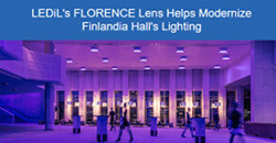 LEDiL’s FLORENCE Lens Helps Modernize Finlandia Hall’s Lighting